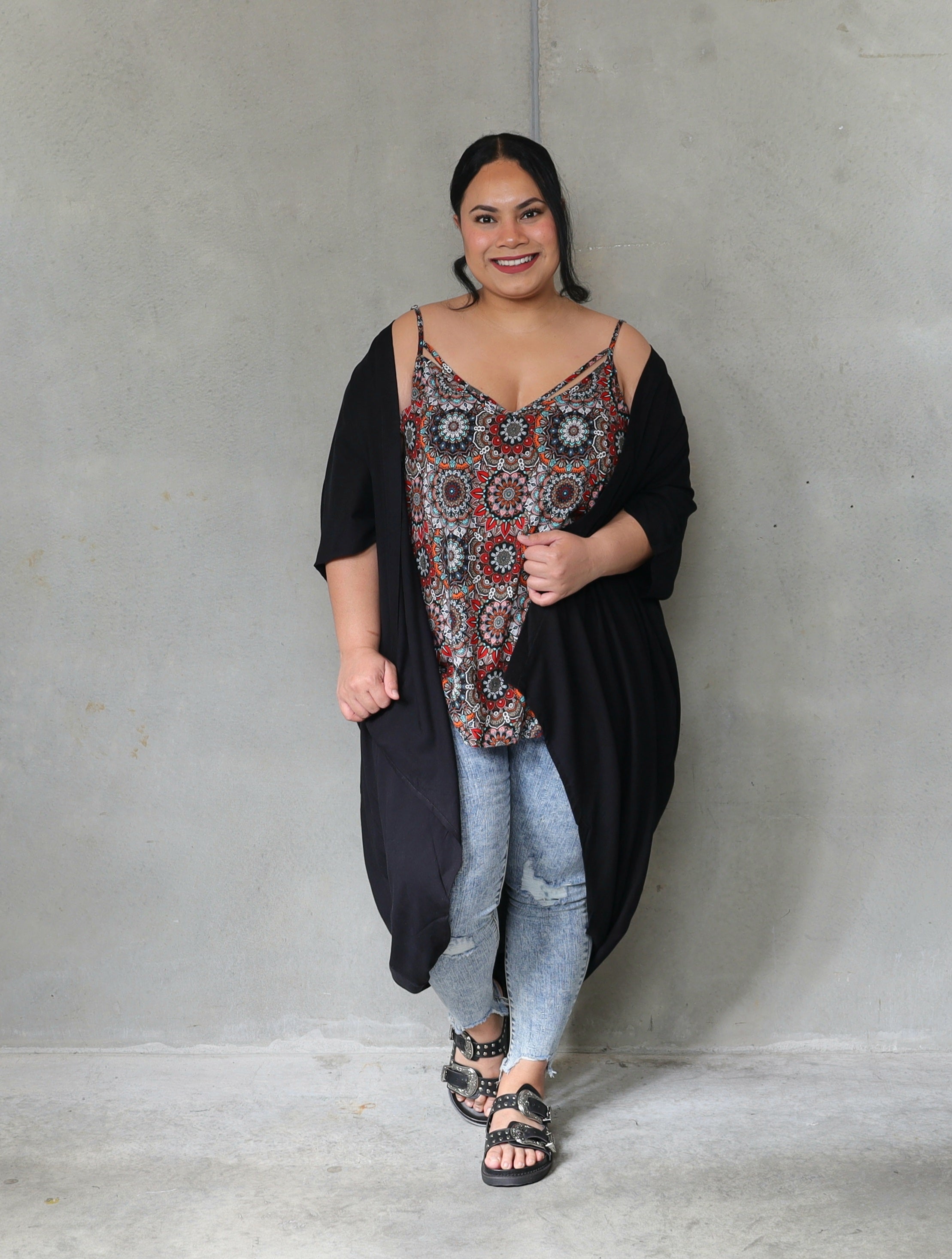 Isla Maree Willow Dress - Black  NZ Plus Size Fashion – Isla-Maree