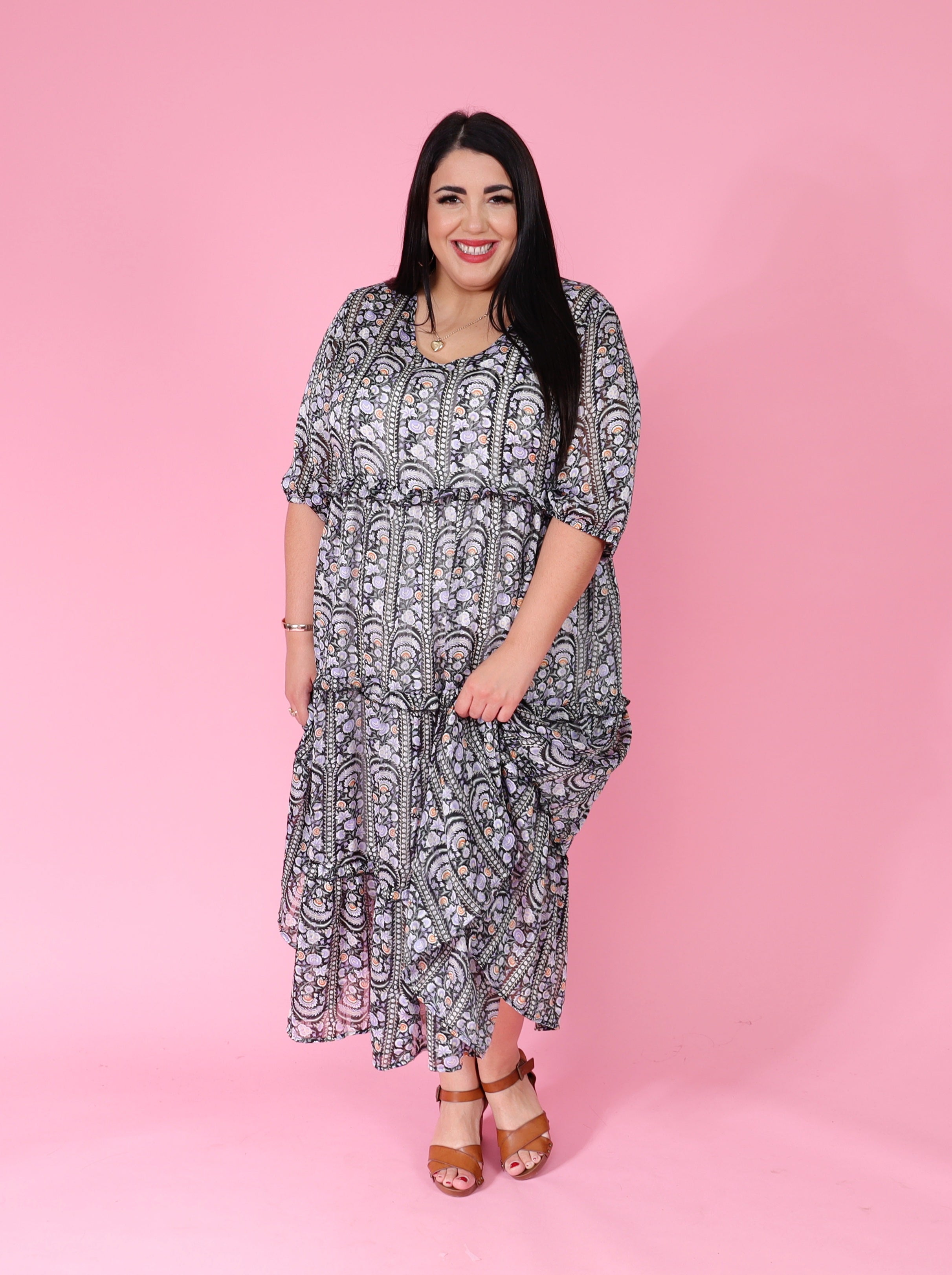 Beth Dress - Trellis – Isla-Maree