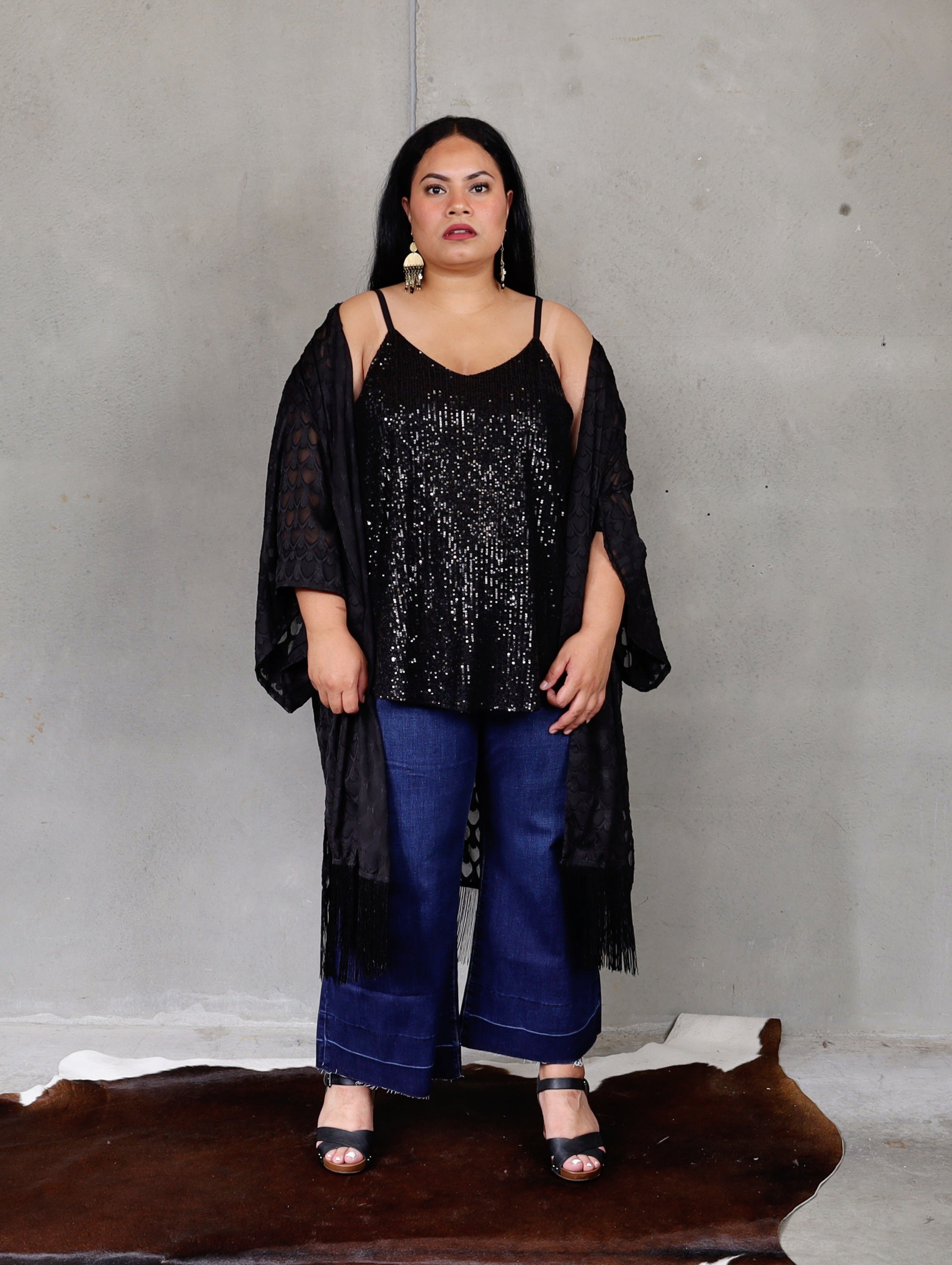 Maxine Cami - Black  NZ Plus Size Women's Clothing – Isla-Maree